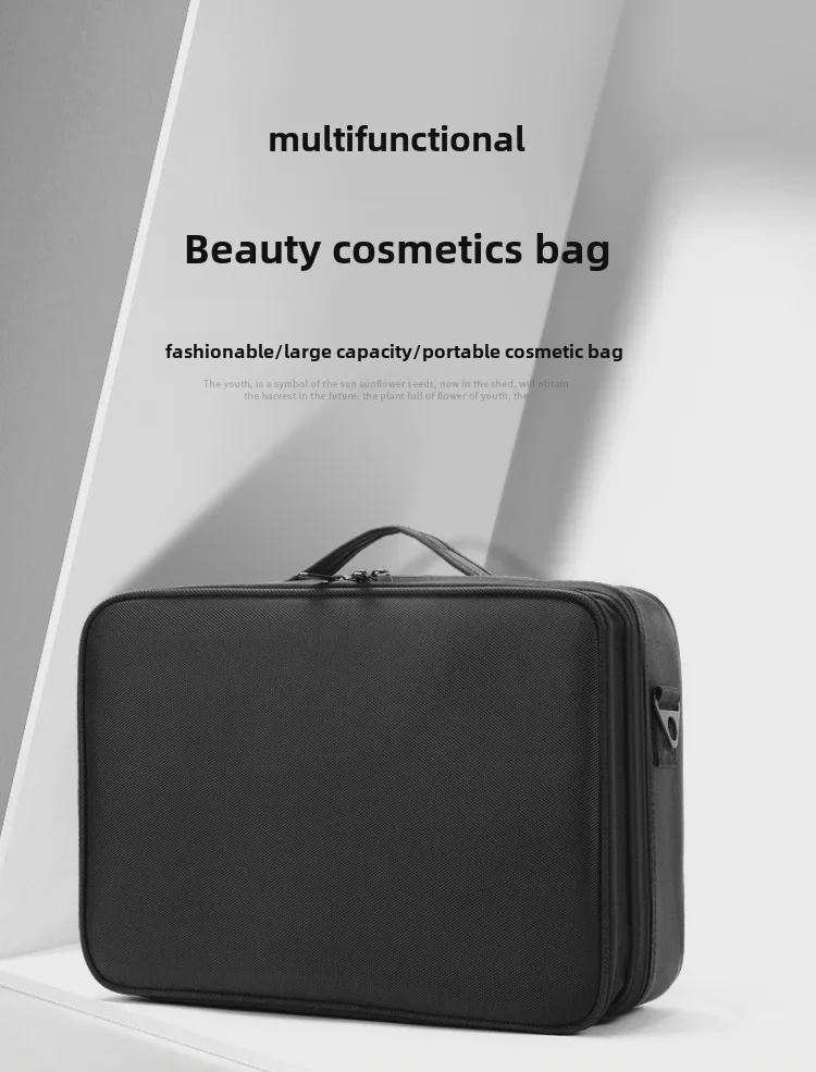 Geräumige mehrschichtige Kosmetik-Organizer-Tasche