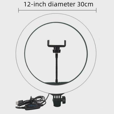 12-inch ringlamp telefoonstatief voor livestreaming & fotografie