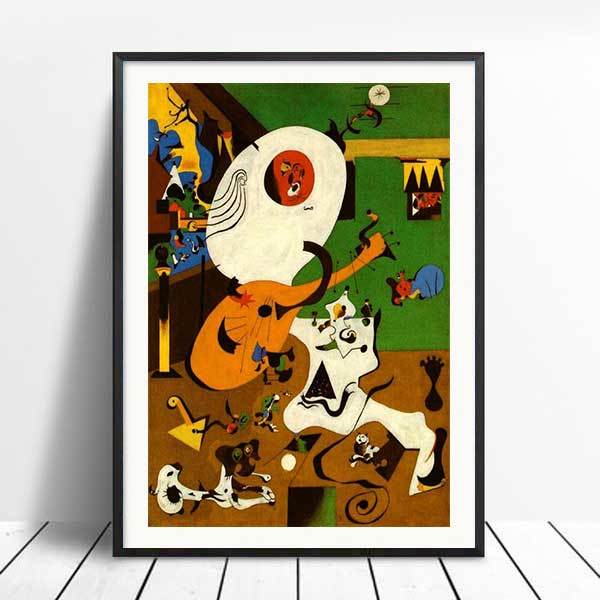 Graffitiaffisch Abstrakt dukmålning Modern hemväggdekoration bild ramlösa konsttryck på väggen utan ram