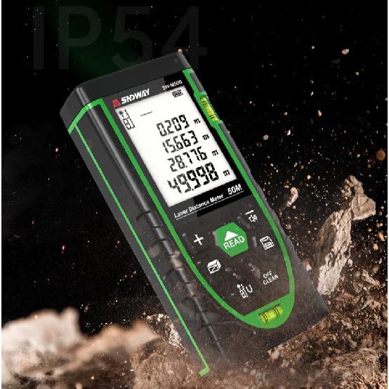SNDWAY Green Laser Rangefinder SW-M50G Infrared Rangefinder Outdoor Green Electronic Range