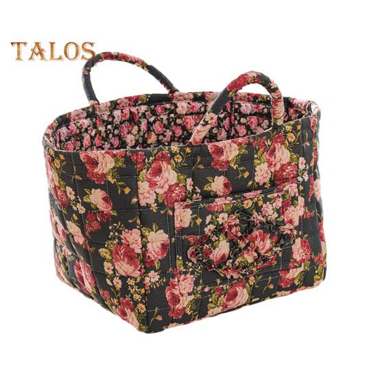 

Корзина для хранения с ручками, большая вместимость, многофункциональная складная корзина для хранения из утолщенной ткани, органайзер для игрушек N