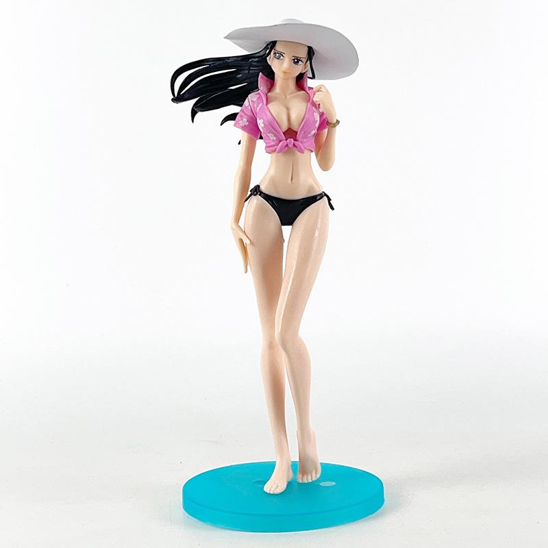 4 Types Anime ONE Piece Figurine Boa Hancock Nami Bathing PVC Action Figures Model Collection Dolls Toys Gifts