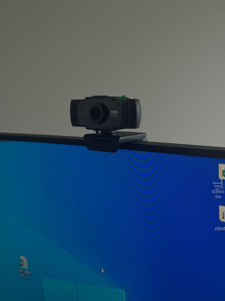 1080P HD USB Webcam with Microphone and Fixed Focus