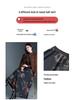 Drapey Slim-Fit High-Waisted A-Line Skirt - Winter 2025 Fashion Midi with Printed Hem