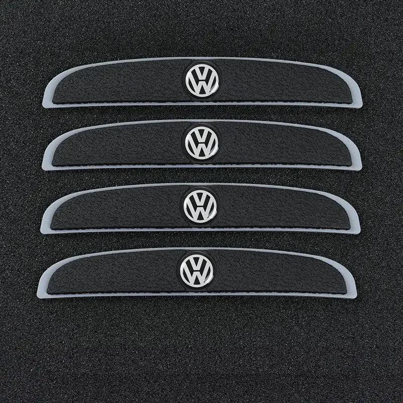 Pro VOLKSWAGEN VW 4ks Gumové Samolepky na Dveře Auta proti Srážce Pásky na Nárazník pro Volkswagen Golf 6 7 Passat B5 Jetta Lavida