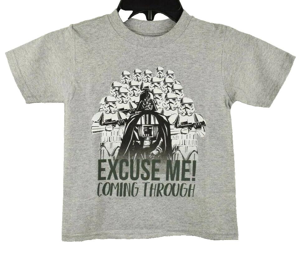 Star Wars Kids 3T Excuse Me, Coming Through Gray Mad Engine T-Shirt New 130