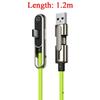 240W Foldable Phone Holder Data Cable Builtin Desk Bracket Multi-Angle Adjustment Fast Charging Data Cable 3-in-1 Data Wire
