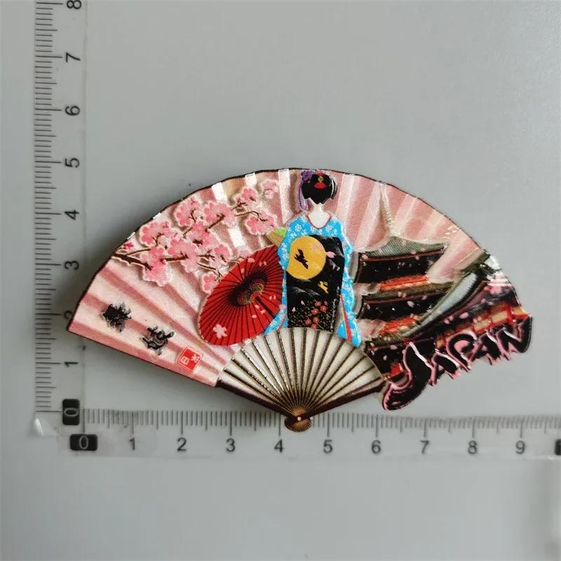 Japan Fridge Magnets Mount Fuji Tokyo Kyoto Tourist Souvenir Craft Gifts Resin Magnetic Refrigerator Sticker Home Decoration