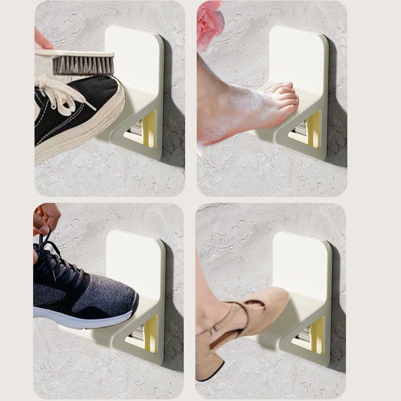 Badezimmer Dusche Fußstütze Rasieren Bein Stufe Hilfe Griffhalter Pedal Stufe Einfache Installation Rutschfestes Fußpedal Füße waschen