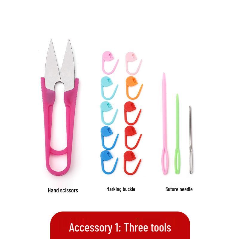 Beginner Crochet & Knitting Tool Set: Complete DIY Handcraft Kit