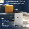 16L/Day Portable Dehumidifier for Home, with LED Screen, Sleep Mode, 24H Timer, 4L Water Tank