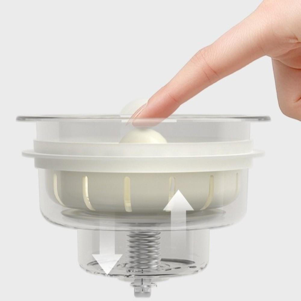 Multifunctional Kitchen Drain Plug Bouncy Core Kitchen Drainage Waste Kit Garbage Filter Sink Sink Dish Drainer