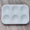 20 Pcs Artist Paint Palette Mixing Tray Watercolour Paints Palette 6 Grids Palette Mixing Palette for Painters