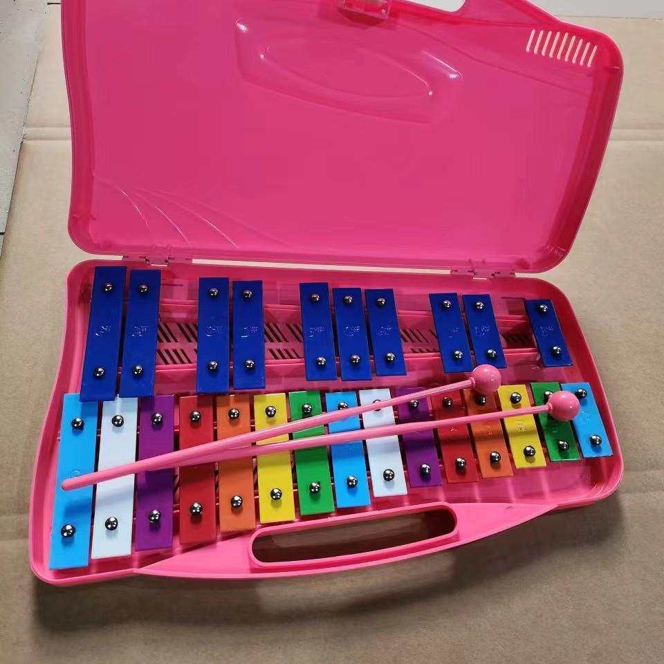 

Orff Children s 25-Tone Aluminum Glockenspiel – Early Education Musical Instrument for Toddlers рожевий