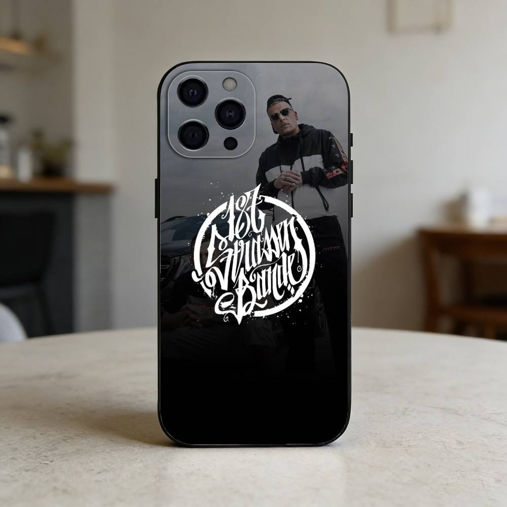 S-Strassenbande 187 M-Music Phone Case Silicone Black Soft For IPhone 17,16,15,14,13,12,11,SE,Plus Pro Max