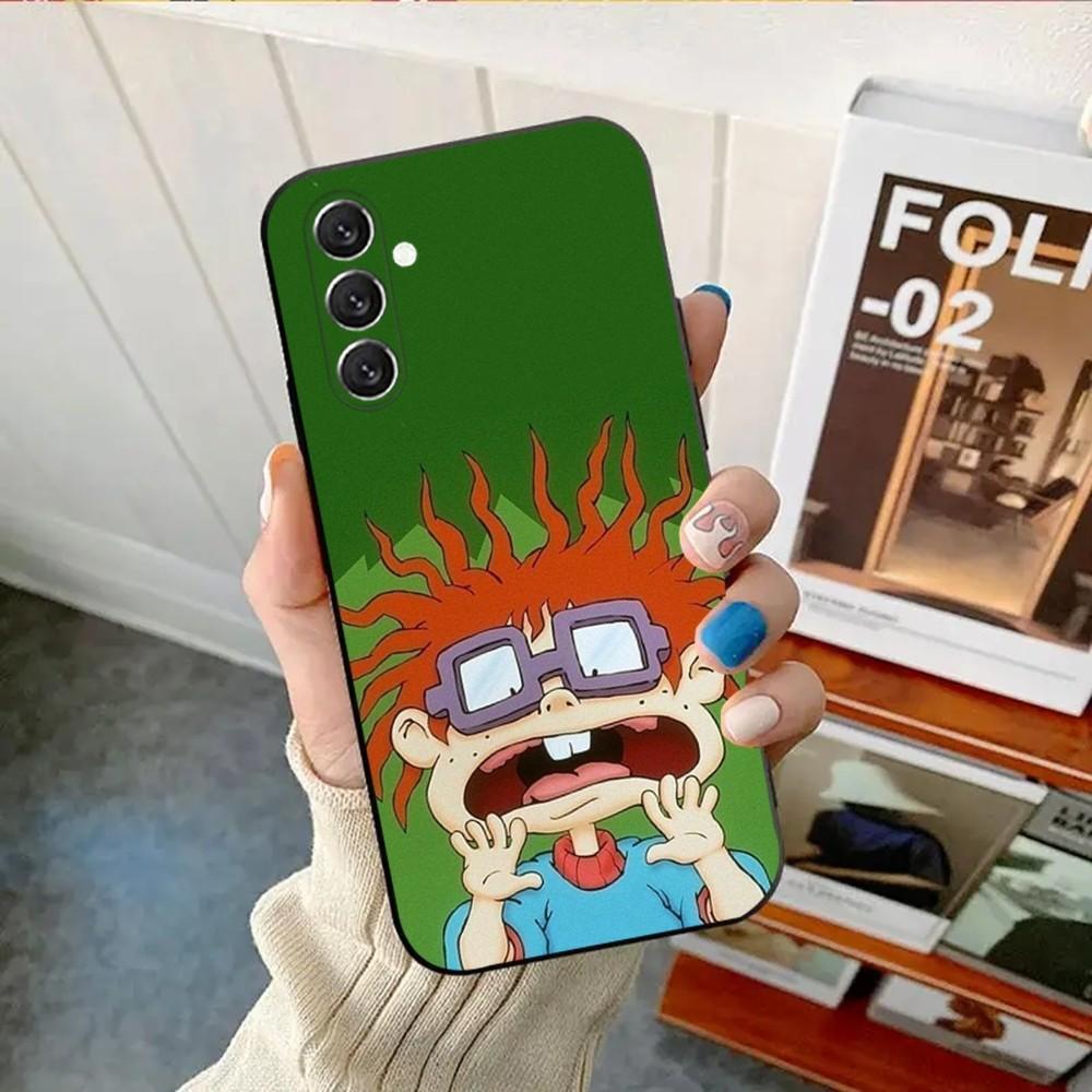Rugrat Chuckie Angelica  Phone Case For Samsung Galaxy A13,A21s,A22,A31,A32,A52,A53,A71,A80,A91 Soft Black Shell
