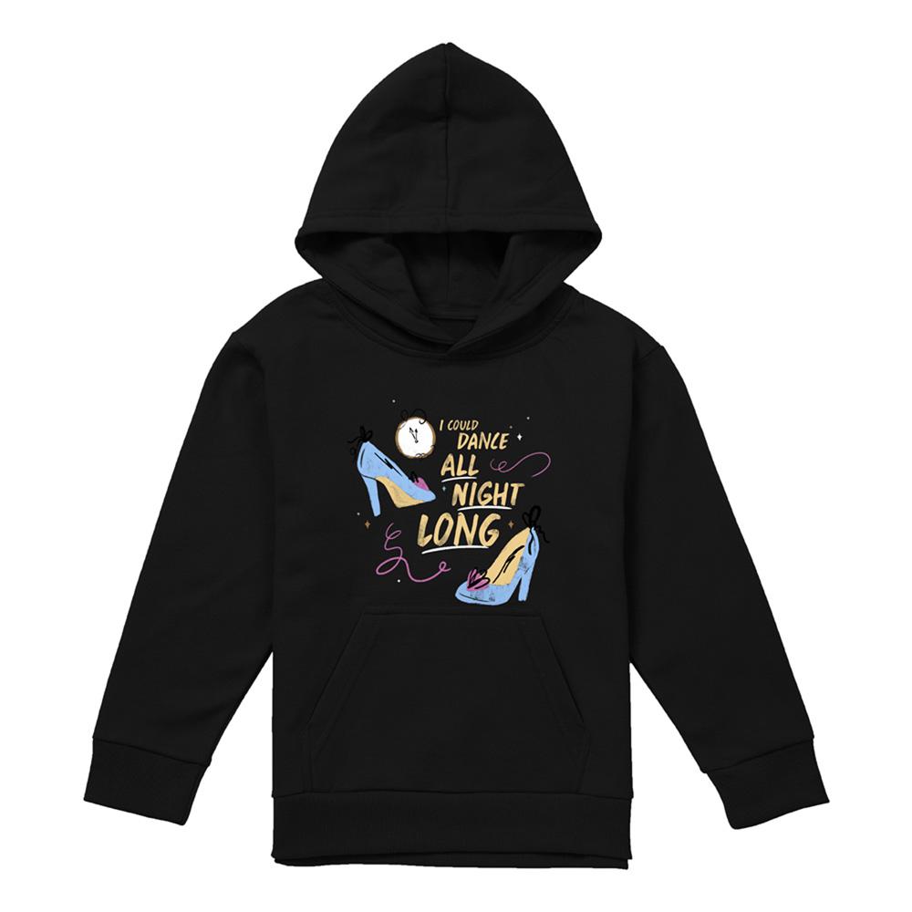 Cinderella Childrens/Kids I Could Dance All Night Long Glass Slippers Hoodie