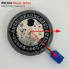 Japan Genuine NH35 Movement Crown At 3.0/3.8 O'clock White/Black Datewheel 24 Jewels High Accuracy Mod Replace Mechanism NH35A