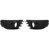 1 Pair of Fog Light Grille Covers, Black Front Bumper Fog Light Grille for Citroen C4 2004‑2008