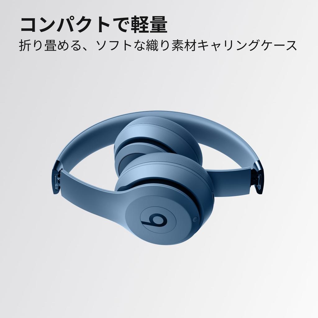 Beats Solo 4 - Wireless Bluetooth On-Ear Headphones, Apple & Android Compatible, Up To 50 Hours of Battery Life - Slate Blue