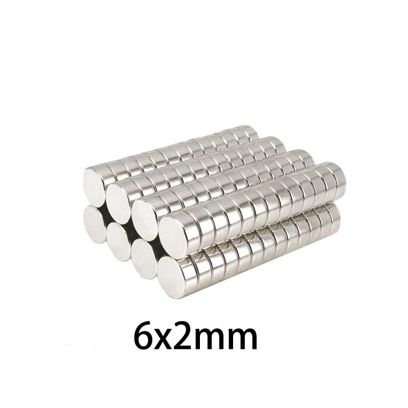 20/50pcs 7x1mm 6x2mm Disc Refrigerator Magnets, for DIY Projects, Crafts, Office, Workshop