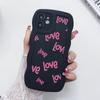 Love Heart Wave Phone Case For iPhone 6s Case iPhone 8 SE 2020 7 Plus 16 Pro Max 11 13 15 14 12  Silicone Shockproof Cover Funda