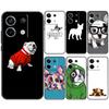 French Bulldog Art Phone Case For Xiaomi Redmi Note 13 11 9 10 12 Pro Plus 9S 10S 11S 12S 9C 10C 12C 13C Cover