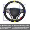 DIY Car Steering Wheel Cover For Hyundai Genesis Coupe 2010 - 2014 2015 2016