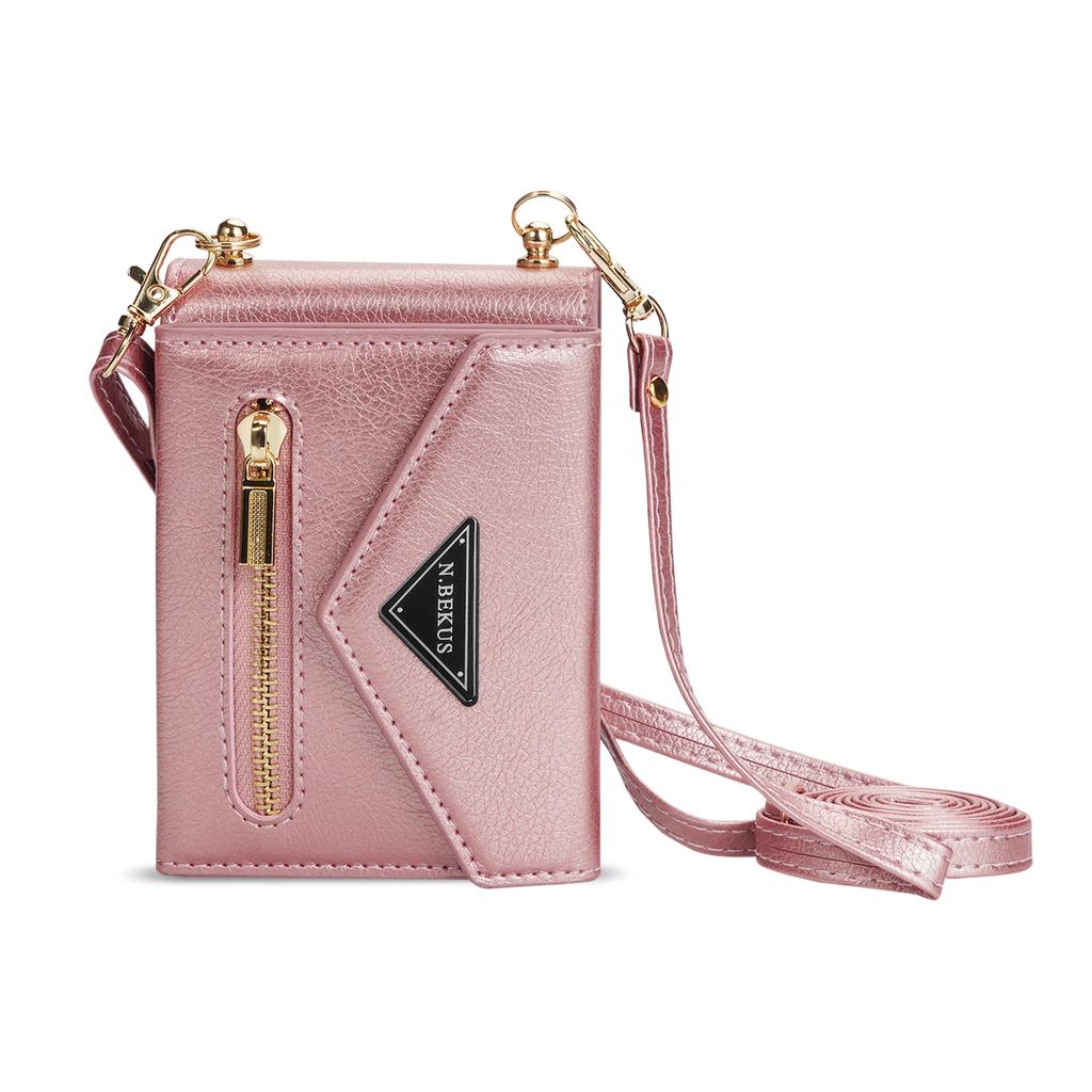 Crossbody Leather Card Slot Zipper Wallet Case for Samsung Galaxy Z Flip 5 4 3 Flip3 Flip4 5G Cover Cards Holder Strap Bag Coque