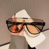 Sunglasses For Women With Big Faces Sunglasses For Men Fashionable One-piece Large Frame, Trendy Slimming 86395