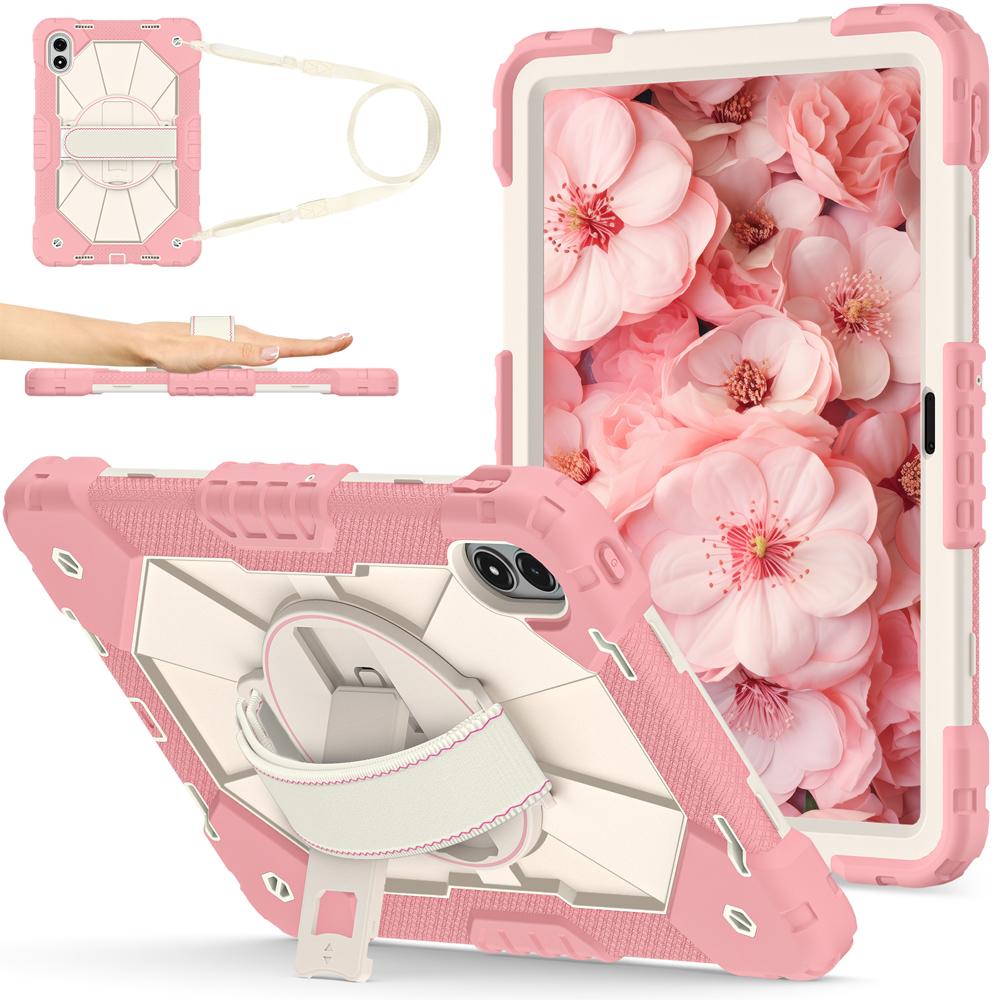Silicone+PC Tablet Cases for 12.1'' Xiaomi Redmi Pad 2 Pro/Poco Pad M1 Case Shockproof Cover Fundas Rotating Stand Shell