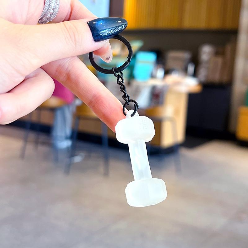 Portachiavi Manubrio Portachiavi Manubrio in Silicone Regali per Palestra Per Amanti della Palestra Regalo per Personal Trainer Ciondolo per Zaino Chiave Auto