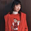 Women's Cartoon Bear Knitted Sweater