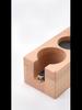Base de presse et support de rangement en bois pour machine à café