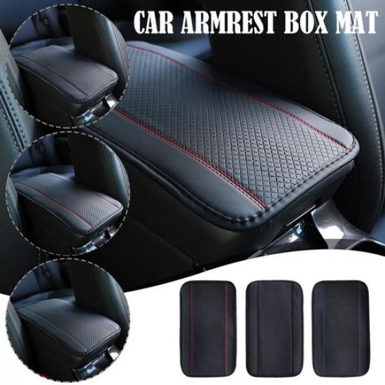 32*19cm Leather Armrest Pad Cover Center Console Box Cushion Mat Car Accessories