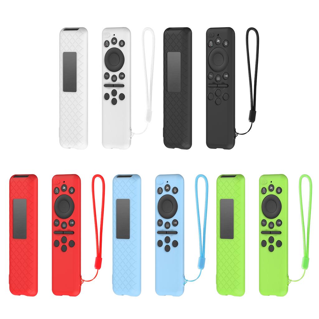 For BN59-01432A/BN59-01480L Silicone Remote Control Case with Lanyard Drop-Proof RC Cover Waterproof Television RC Shell