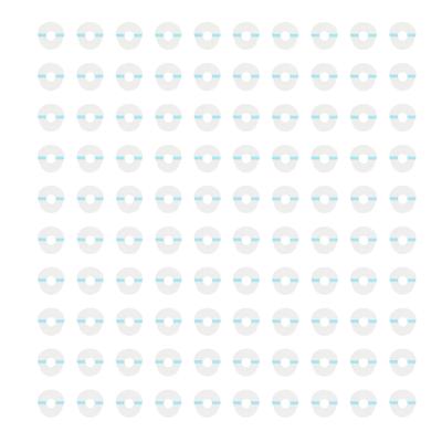 100 Hojas Parche Adhesivo para Sensor Impermeable Transpirable Suave Adhesivo Fijador de Sensor para Correr