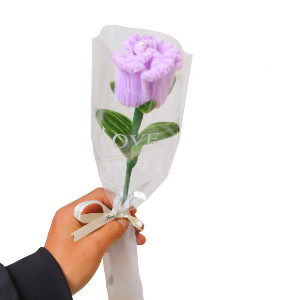 Künstliche Blume Langlebig Niemals Verwelkend Handgefertigt Verdrehte Stöcke Seidenblumen Realistisches Künstliches Blumengesteck Heimdekoration