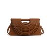 European And American Style Woven Fashion All-Match Retro Women Handbag Ladies Solid Color Portable Shoulder Messenger Bags