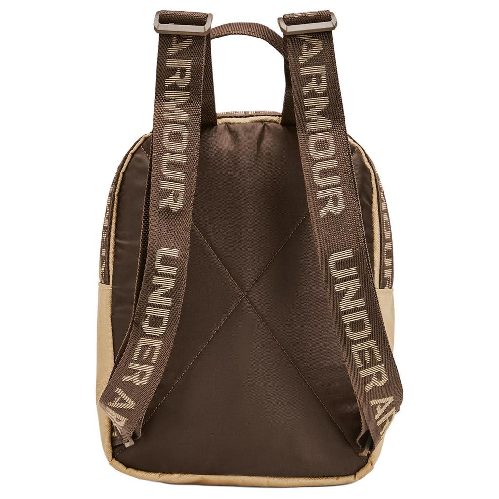 New Under Armour Polyester Backpack Mini Unisex Camel & Grill Brown 1380477-263