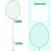 LISM Badminton Double Racket Set with Groove Edge Protection