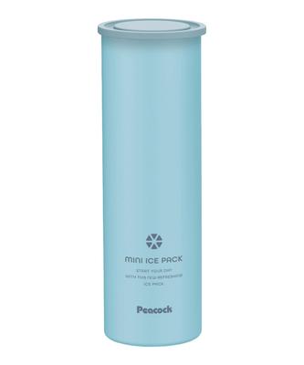 Vacuum Flask Industry Peacock Ice Slim and with Vacuum Insulation and a A The-peacock (The-peacock) Pack, 0.15L, Compact, Cold-Keeping Holder, Blue,