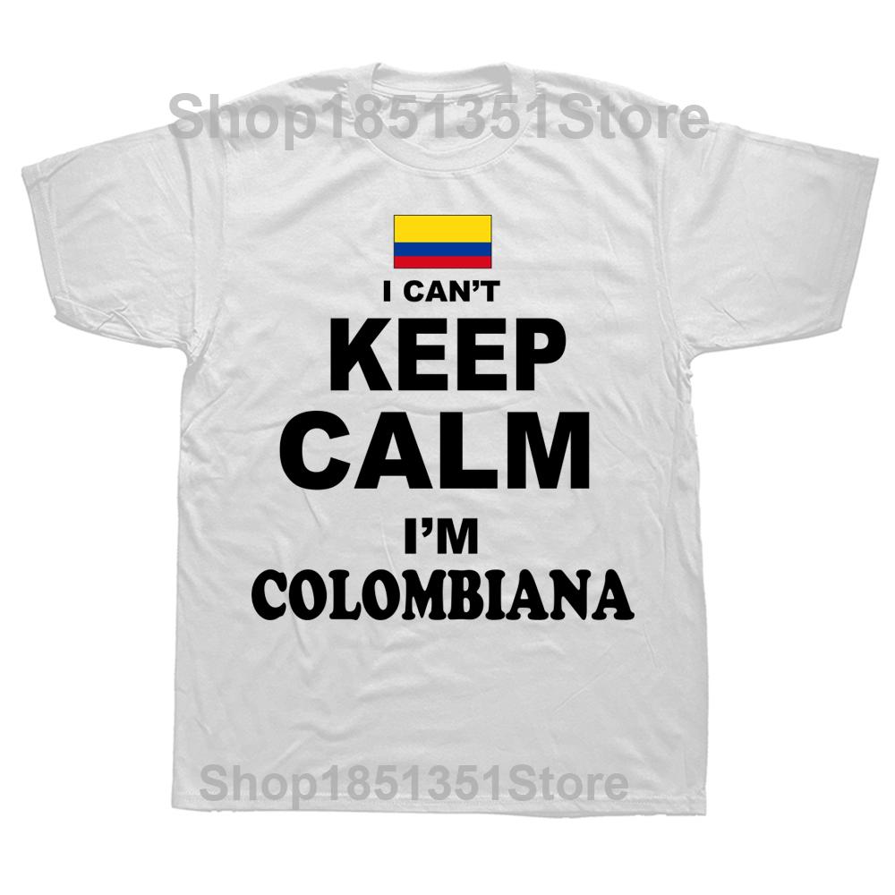Its Colombia Not Columbia Colombian Camiseta Mujer Colombian Tshirt Hip Hop Cotton Men Tops Tees Fashionable Family T Shirt