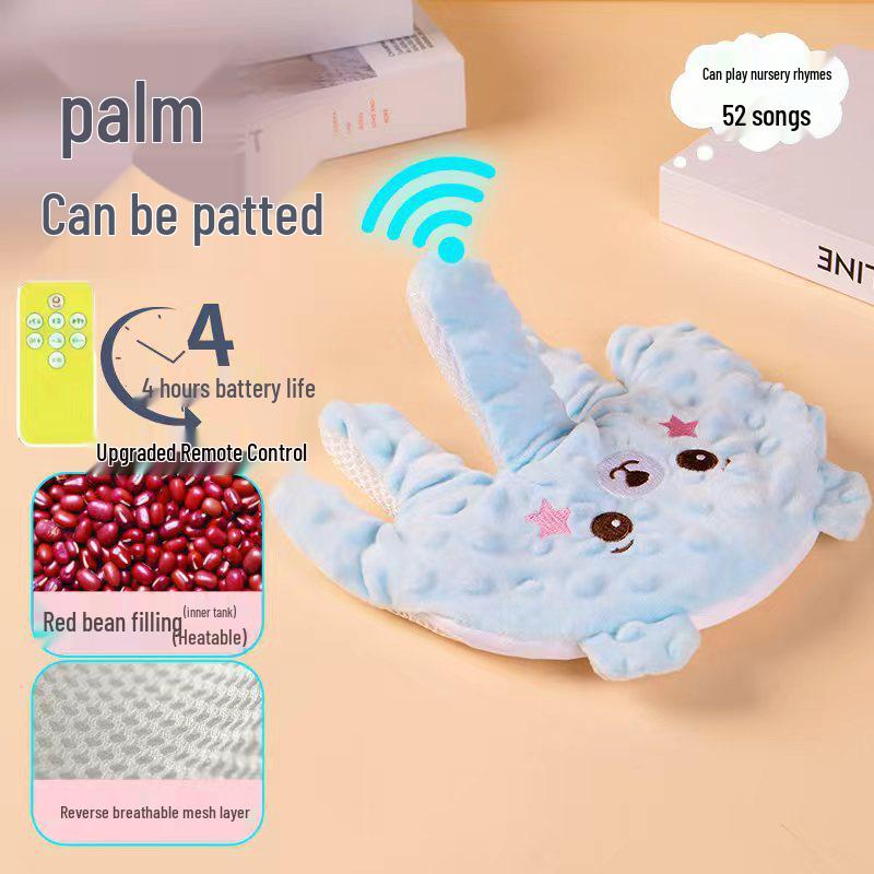 Oso calmante para dormir de bebé: Almohada de Palmadas Automática para Prevenir el Reflejo de Sobresalto