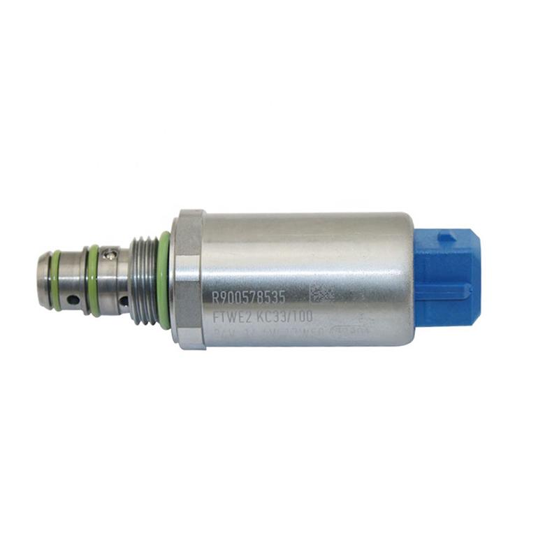 A66P-Excavator Parts 24V Hydraulic Pump Proportional Solenoid Valve R900578535 For FTWE2 K35-100