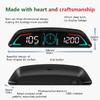 Smart Digital Meter HUD B3 Obd2 Display Multifunction Speedometer Tachometer RPM Water Temp Volt Fuel Consumption Security Alarm