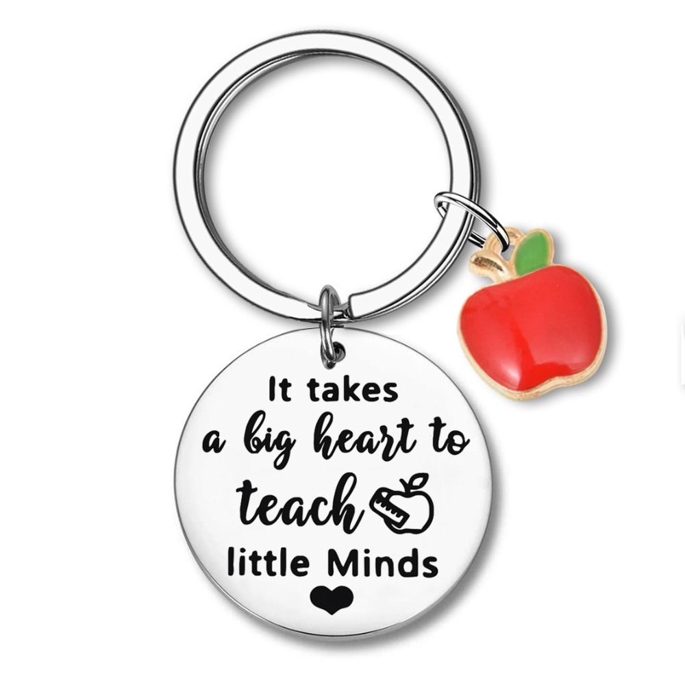 Thank You Teacher Thanks Key Chain Jewelry Thanks Gift Keyring Teacher Keychain  Graduation Gift