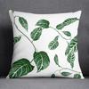 Tropical Green Plant Leaf Print Pattern Home Office Bedroom Sofa Car Decoration Throw Pillow Pillowcase  _ ,(8)