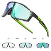 Kapvoe Color Photochromic Cycling Glasses MTB Sunglasses for Men Women Sport Speed Mountain Bike Bicycle Cycl Eyewear Goggle