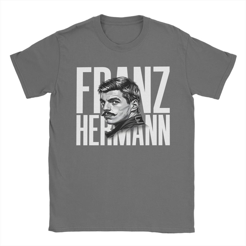 Franz HerUnisexn Portrait T Shirt Unisex Pure Cotton Humorous TShirt Crew Neck  Tee Shirt Short Sleeve Clothing Big Size